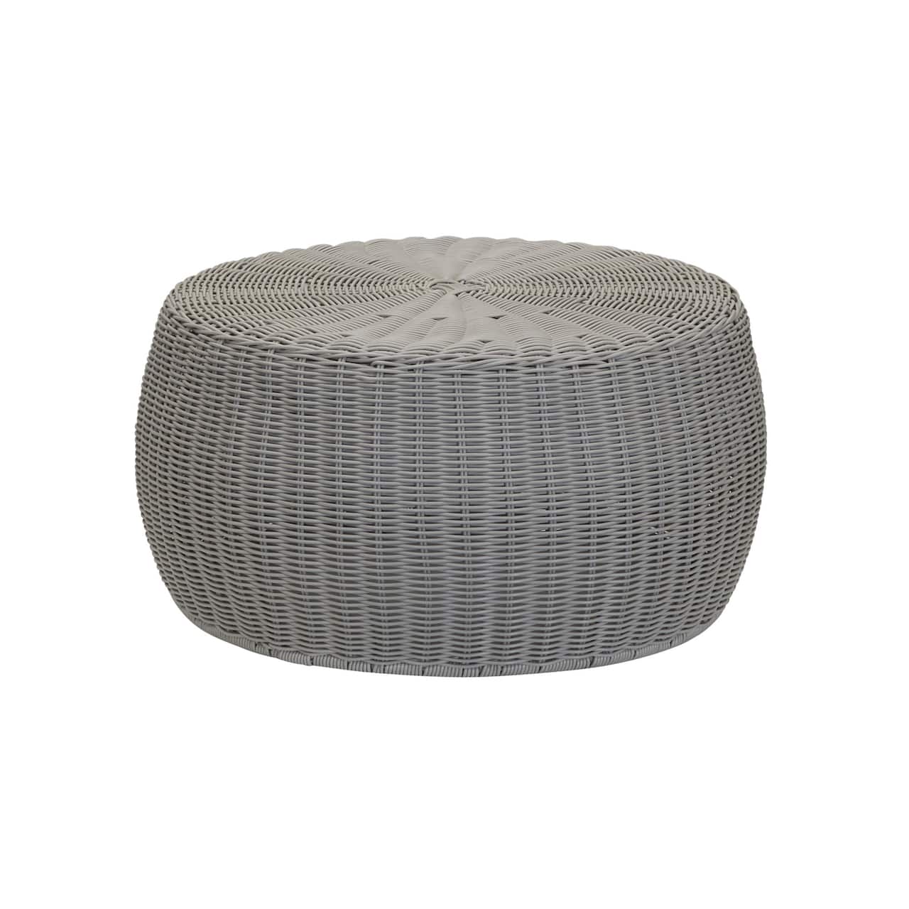Household Essentials 9" Woven Storage Ottoman